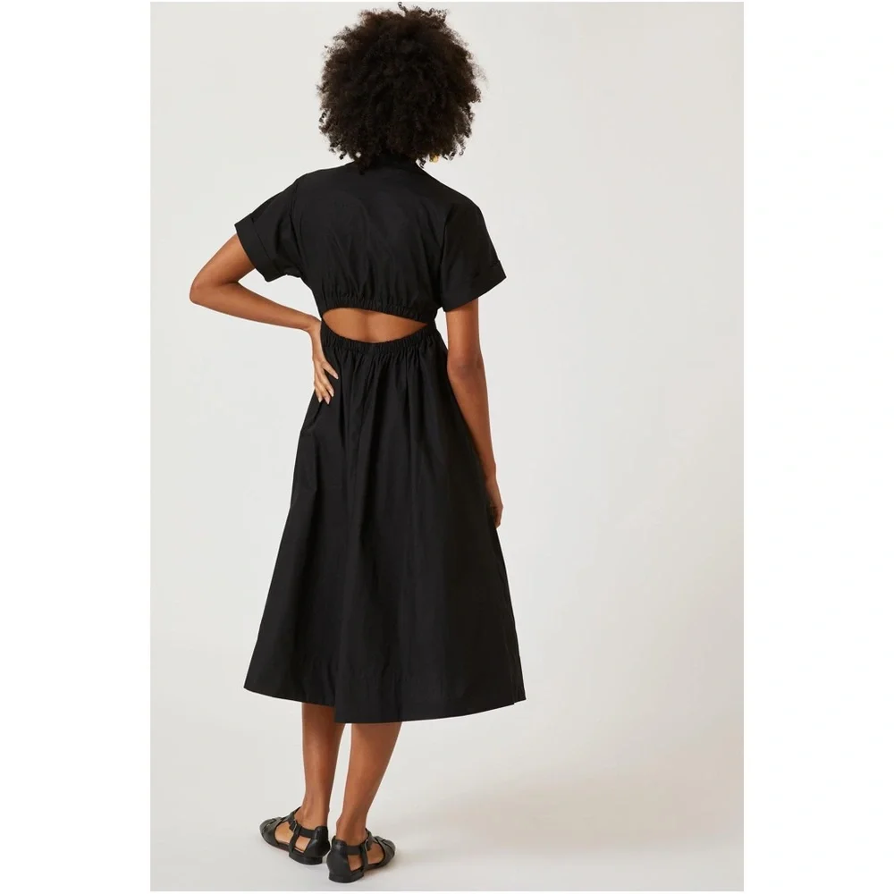 Anthropologie Twist Waist Midi Shirtdress NWT - Picture 6 of 10